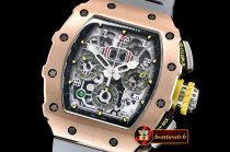 Richard Mille RM011-03 Felipe Massa LE RG/TI/VRU Gry Skele A7750 Mod