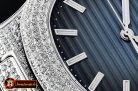 Patek Philippe Nautilus Mens 40mm Diams SS/SS Blue Sticks MY9015 Mod