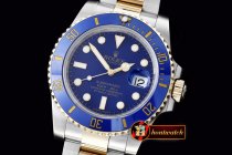 ROLSUB183B - Submariner 116613 18K Wrapped TT Blue V7 Noob A2836