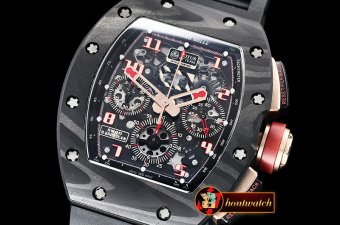 Richard Mille RM011 R.Gros Jean LE FC/PVD/RG/VRU Skele Red A7750 Mod