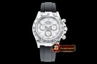 Rolex Daytona 116509 SS/RU Wht/Stk OMF A4130 Mod