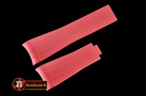 Rolex Rubber B Red Vulcanized Strap For Sports Rolex