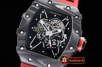 Richard Mille RM035-02 Rafael Nadal FC/VRU Black/Red C Miyota Mod