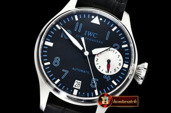 IWC Big Pilot Ltd Ed Alexei Nemov SS/LE Blk/Blue ZF A521111