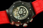 HUB0323A - Big Bang Pearl/ Sq Red Ruby All Black A-7750
