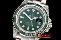 Rolex Submariner 116610LV 904L SS/SS Diams V9 Noob SA3135