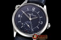 Jaeger Le Coultre Master Control Geographic Sector SS/LE Blue MY9015 Mod
