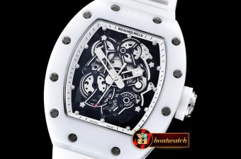 Replica Richard Mille RM055 White Bubba Watson White Cer Wht CER