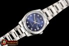 Rolex DateJust 36mm Oyst Dm 904L SS/SS Blue/Diam GMF SA3135