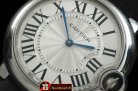 CAR0330A - Ballon De Cartier Mid SS/LE White Roman Miyota