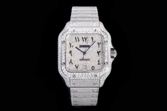 Cartier > SANTOS SERIES Full Dia 40mm A2824
