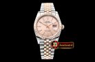 Rolex DateJust 36mm Jub Flt 904L RG/SS Rose/Stk GMF A2836