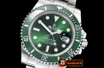 Rolex Submariner 116610LV 904L SS/SS Green VRF Asia 3135