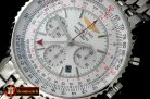 BSW0285A - Navitimer GMT SS/SS White A-7750