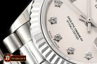 Rolex DateJust Ladies 28mm Pres Flt SS/SS Grey/St D BP A2671