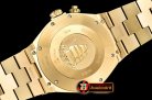 VACH. CONSTANTINE Overseas Dual Time Power Reserve YG/YG Blue TWA A1222