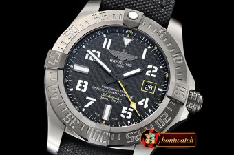 Breitling Avenger BlackBird 44mm Boutique DLC/TI/NY Blk CF A2824