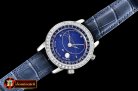 PP0276A - Celestial Sky Moon Date Diams SS/LE Blue MY9015 Mod