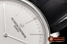 VACH. CONSTANTINE Patrimony Grand Taille SS/LE White KZF Miyota 9015