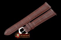 Replica Patek Philippe Brown Croc Strap SS 20/16/ Insignia Buckl