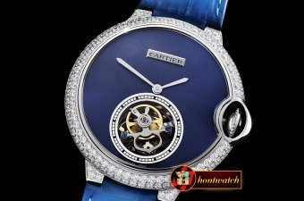Cartier Balon Bleu De Cartier Tourbillon SS/LE Blue Tourb