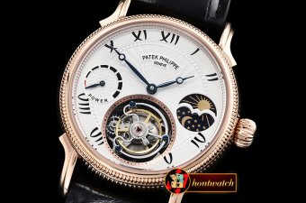Patek Philippe Complications MoonPhase Day/Ngt PR RG/LE White -