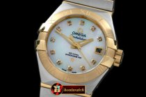 OMG0351B - Double Eagle Ladies Auto SS/YG Wht Diamonds J-Miyota