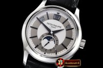 Patek Philippe Annual Cal. Moonphase Ref.5205 SS/LE Wht GRF MY9015