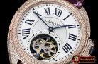 Cartier Cle De Cartier Tourb Diams RG/LE Purp White Asia HW