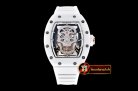 Richard Mille RM052 Diamond Skull Tourb Wht CER/RU MY9015 Mod