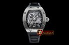 Richard Mille RM018 Tourbillon Boucheron SS/RU Black MY9015 Mod