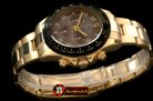 Replica Rolex Daytona 116528 YG/YG Grey Num A-7750 Sec@6