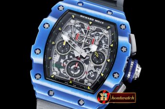 Richard Mille RM011-03 Auto Flyback Chrono Blue FC/VRU Blk A7750
