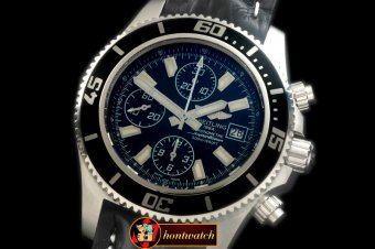 Best Replica Breitling Superocean Abyss 44 SS/LE Blk/Wht A-7750