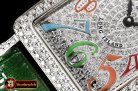 Franck Muller Long Island 952QZ DIAM/SS/LE (Grn) Color GF Swiss Qtz