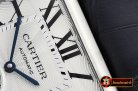 Replica Cartier Tank MC 1904 SS/LE White JF Asia 23J
