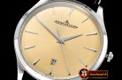 Jaeger Le Coultre Master Ultra Thin Date SS/LE Gold ZF 1:1 MY9015 Mod