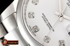Rolex DateJust 36mm Oyst Dm 904L SS/SS Wht/Diam GMF SA3135
