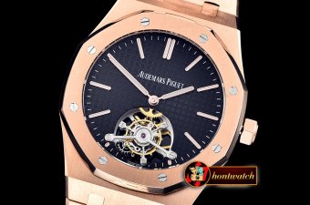 Audemars Piguet Royal Oak Extra Thin Tourb RG/RG Blue JF Flying Tourb