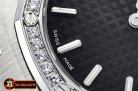 Audemars Piguet Royal Oak Ladies 33mm SS/SS Blk Diams JF Swiss E