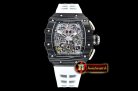 Richard Mille RM011-03 Flyback Chrono FC/RU (White) KVF A7750 Mod