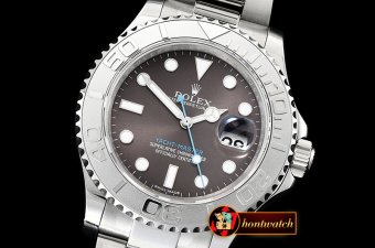 Rolex YachtMaster Mens 116622 904L SS/SS D.Grey GMF Asia3135