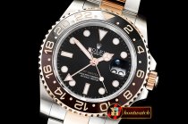 Rolex GMT Master II 2018 126711 904L RG/SS Black GMF A283