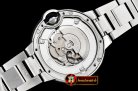 Cartier Balon De Bleu Ladies 33mm SS/SS White TWF Seiko NH05A
