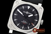 BELL & ROSS BR03-92 Horograph Sandblasted SS/RU Black V2 Miyota 9015