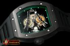 RM066C - Bubba Watson Tourbillon PVD/RU Green Swiss Qtz