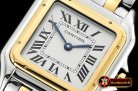 Cartier Panthere Secrete De Ladies YG/SS Wht BVF Swiss Qtz
