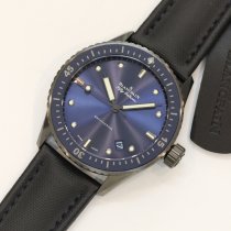 FIFTY FATHOMS BATHYSCAPHE 43MM SS GF 1:1 BEST EDITION Blue DIAL A1315 V2