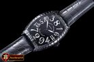 Replica Franck Muller FM Crazy Hours Jumbo Blk/Wht CER/LE Colors