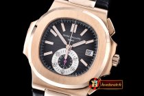 PP0202C - 5980 Nautilis Chrono RG/LE Black BP A-7750